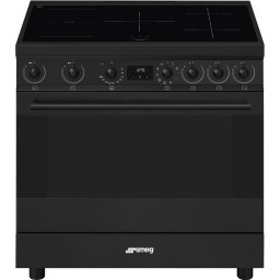 Cocina Smeg Concert C9IMN2 inducción 5 zonas horno 115L negra