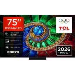 TV TCL Mini LED RM7L 75RM7L 75" 4K Ultra HD 144Hz Smart TV Google TV HDR10 Dolby Vision