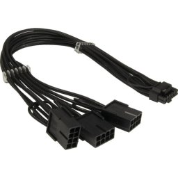 Cable adaptador Inter-Tech GPU-02 12VHPWR a 3x PCIe 8-pin