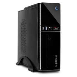 Caja PC Inter-Tech IT-607 Escritorio Negro micro ATX Mini-ITX