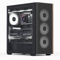Caja PC Aerocool D501A Midi Tower Negro con Iluminación RGB