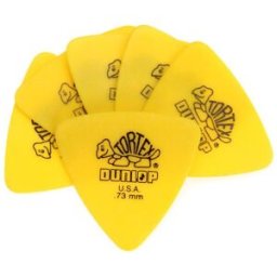 Dunlop Tortex Triangle 0,73 6 unidades pua de guitarra