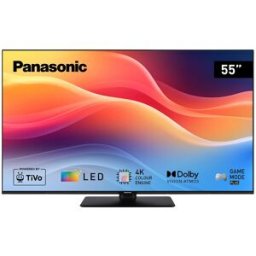 Panasonic TV LED 139 cm (55') TB-55W61AEZ, UHD 4K, HDR10, HLG, Dolby Vision, Smart TV (Reacondicionado Grado A). Negro