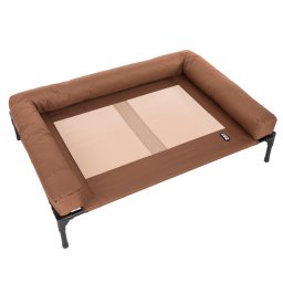 Sofá TIAKI Sun Cream para perros - XL: 106 x 76 x 18 cm (L x An x Al) - crema / marrón