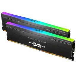 Memoria RAM Silicon Power XPOWER Zenith RGB 16GB 2x8GB DDR4 3200MHz CL16 Kit Dual Channel RGB Intel XMP Negro