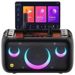 Altavoces Ikarao Karaoke inalámbricos WiFi 800 W pantalla táctil 13,3