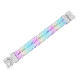Cable Thermaltake AC-082-CN6NAN-A1 2x 8Pin Hembra a Hembra ARGB Blanco 0,272 m