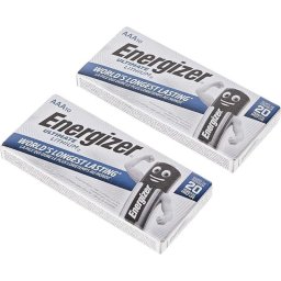 Pilas AAA de Litio Ultimate Lithium Energizer 20 Unidades