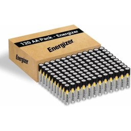 Pilas AA Alcalinas Energizer Industrial Pack 120 Unidades Larga Duración