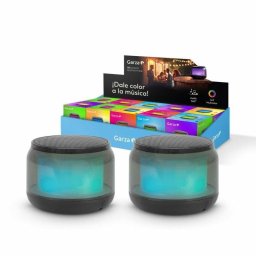 Altavoces Garza Portátiles Inalámbricos Bluetooth 5.1 75dB con Luz RGB