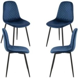 RegalosMiguel Pack 4 Sillas Boide - Azul