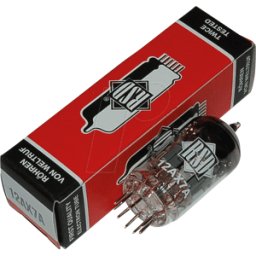 RSD TUBE 12AX7A - Tubo de electrones, triodo doble, Noval, 9 polos, 6,3 / 12,6 V