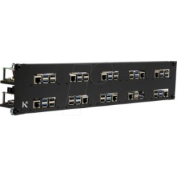 KKSB CASE 62140 - Carcasa para Raspberry Pi 3/4/5, rack de 19 pulgadas, negro