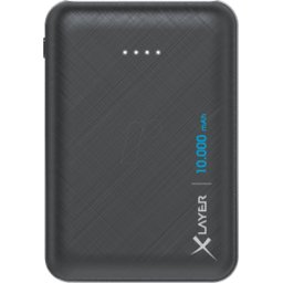 XLAYER 217282 - Powerbank, Micro, Li-Po, 10000 mAh, USB-C, negro