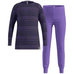 Odlo Ropa interior funcional para niños Active Warm ECO morado 164
