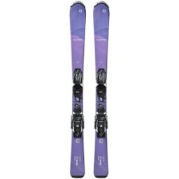 Blizzard Set de esquí para niños Pearl JR + FDT JR 4.5 morado 80