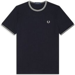Fred Perry Camiseta azul oscuro XXL