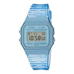 Reloj Casio Collection F-91WS-2EF Mujer Digital Azul Cronógrafo Alarma