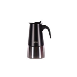 Cafetera Italiana Any Morning FE001-6 300 ml 6 Tazas Acero Inoxidable Negra