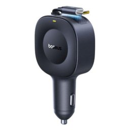 Cargador Baseus PrimeTrip VR2 Cable Retráctil C+C 30W Cosmic Black