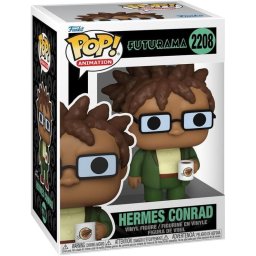 Figura Funko Pop! Futurama Hermes Conrad con Taza Vinilo Coleccionable