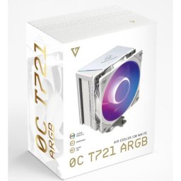 Refrigeración Aire Modecom Socket AM4 AM5 LGA 1200 120mm Volcano 0C T721 ARGB