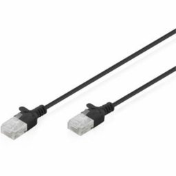 Cable de Red Digitus CAT6 U/UTP Slim 5m Negro 10 Unidades