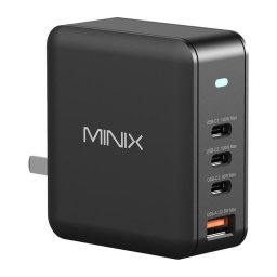 Cargador de Pared Minix P165 GaN 165W 3x USB-C y 1x USB-A