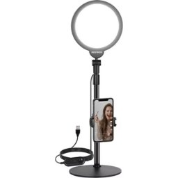 Kit Selfie Neewer R06 con Luz LED Circular y Soporte Telescópico