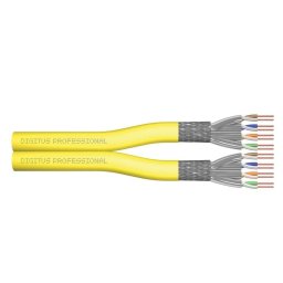 Cable de red Digitus Cat7a S/FTP 500 m amarillo