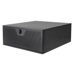 Servidor SilverStone SST-RM44 Rack 4U Negro USB-C Refrigeración líquida