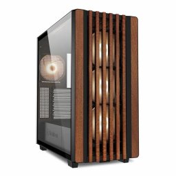 Caja PC Sharkoon REBEL C70G RGB Full Tower Negro/Madera
