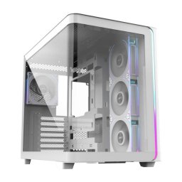 Caja PC FSP M580-WP Plus Midi Tower Blanco ARGB Vidrio Templado