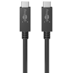 Cable USB Goobay 49254 1 m USB-C a USB-C 3.2 Gen 2 20 Gbit/s Negro