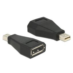 Adaptador DeLOCK mini DisplayPort 1.2 a DisplayPort Negro