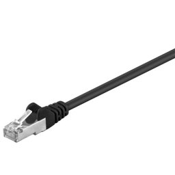 Cable de red Goobay 68671 Cat5e 3 m blindado S-FTP negro