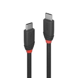 Cable USB C a USB C Lindy 36905 0,5 m USB 3.2 Gen 1 10 Gbit/s Negro