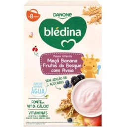 Blédina Puré de M,anzana/Plátano/Frutos Del Bosque/Avena +8 meses 200g