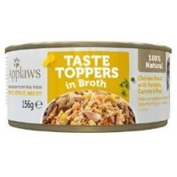 Applaws Lata Topper Perros Pollo con Verduras en Caldo 1 unidad - 156 gr