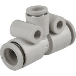 SMC PNEUMATIK KQ2T08-06A - Conexión de inserción en T, 2 de diámetro 8