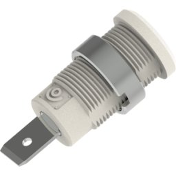 ELECTRO PJP PJP 3266-C-BC - Conector hembra tipo banana de seguridad, 4 mm, conector plano,