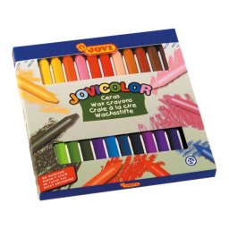 Lapices cera jovicolor caja de 24 unidades colores surtidos
