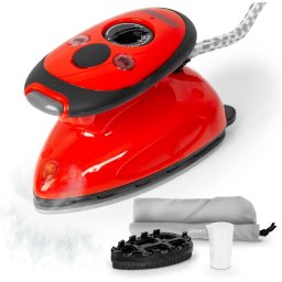 Duronic SI2 RD Plancha de Viaje Mini 375W Rojo