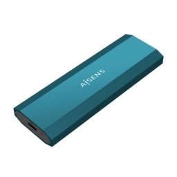 Caja externa SSD M.2 Aisens ASM2-019BLU SATA/NVMe USB 3.2 Gen2 Aluminio Azul