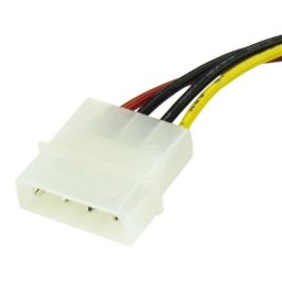 Cable alimentación interna Startech SATAPOWADAP Molex 4 pines a SATA 15 cm multicolor