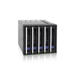 Panel accesorio ICY DOCK MB155SP-B para 5 HDD/SSD SATA 3,5" con ventilador