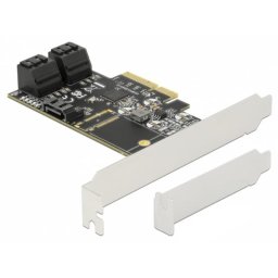 Tarjeta de Red DeLock 90395 PCI Express x4 6 Gbps 5 puertos SATA Hot-Swap