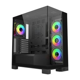 Caja PC FSP M540 Dual Glass Negro Midi Tower ATX/mATX/Mini-ITX