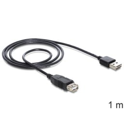 Cable USB 2.0-A DeLOCK EASY-USB 1m Negro