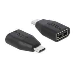 Adaptador DeLOCK USB Type-C macho a USB Tipo-A hembra para carga